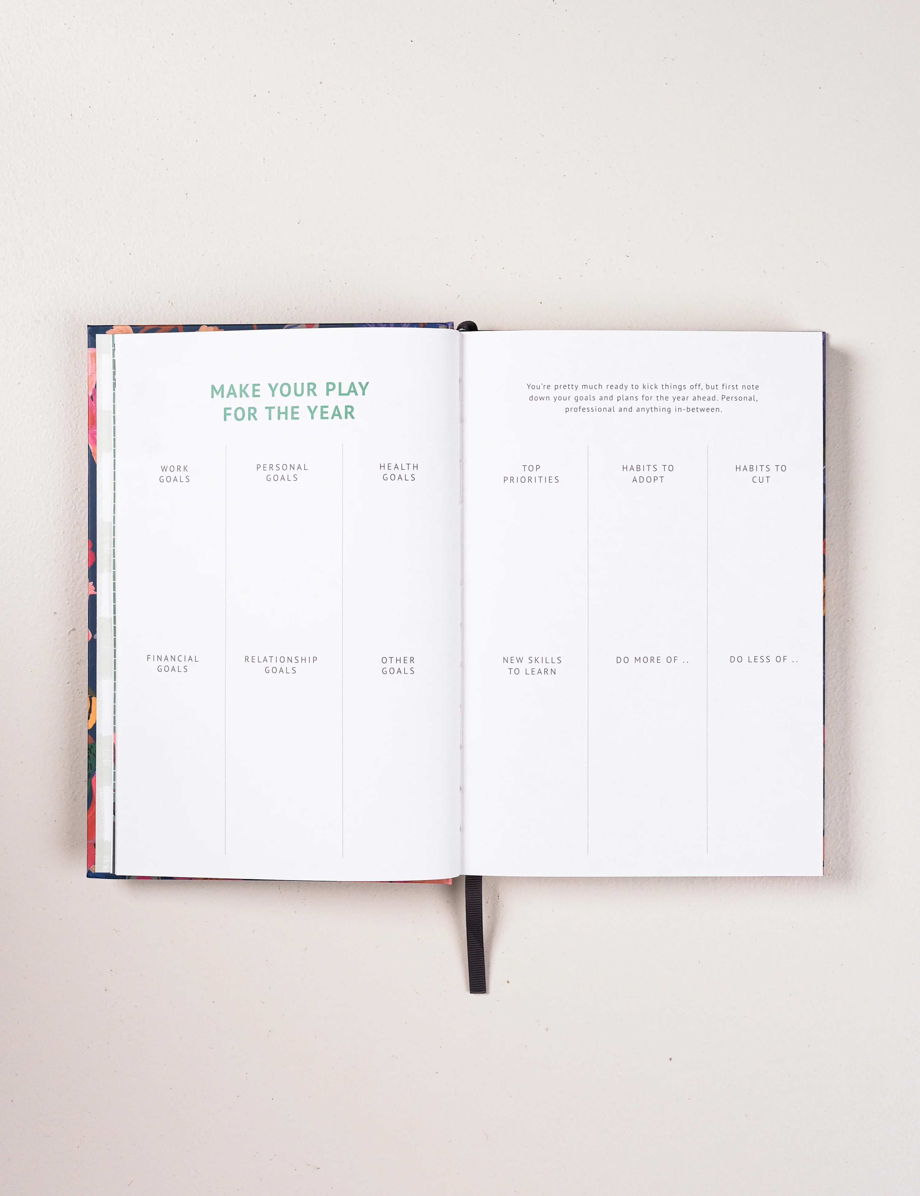 Undated Yearly Planner | Midnight Garden - Image 15